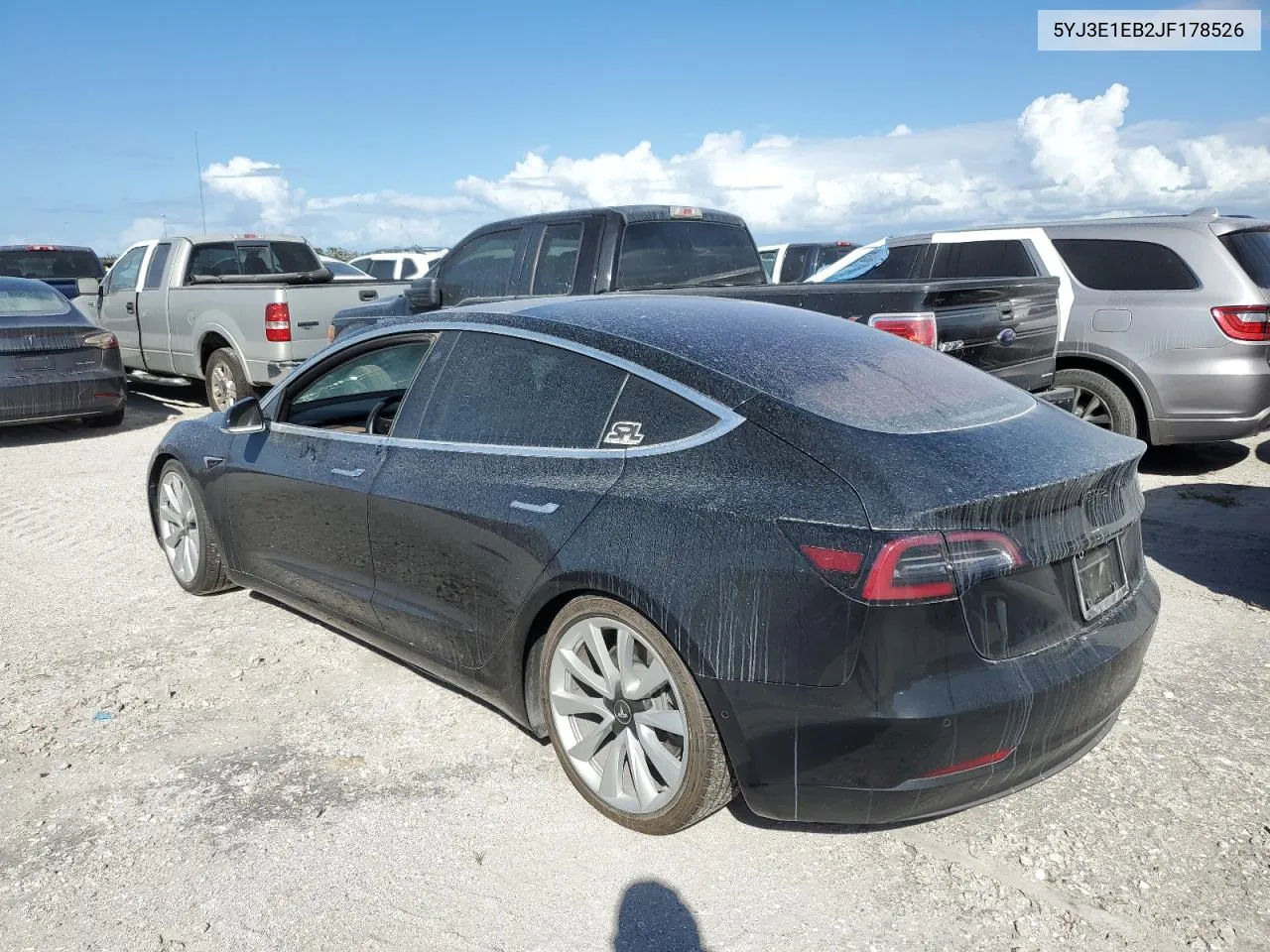 2018 Tesla Model 3 VIN: 5YJ3E1EB2JF178526 Lot: 76676234