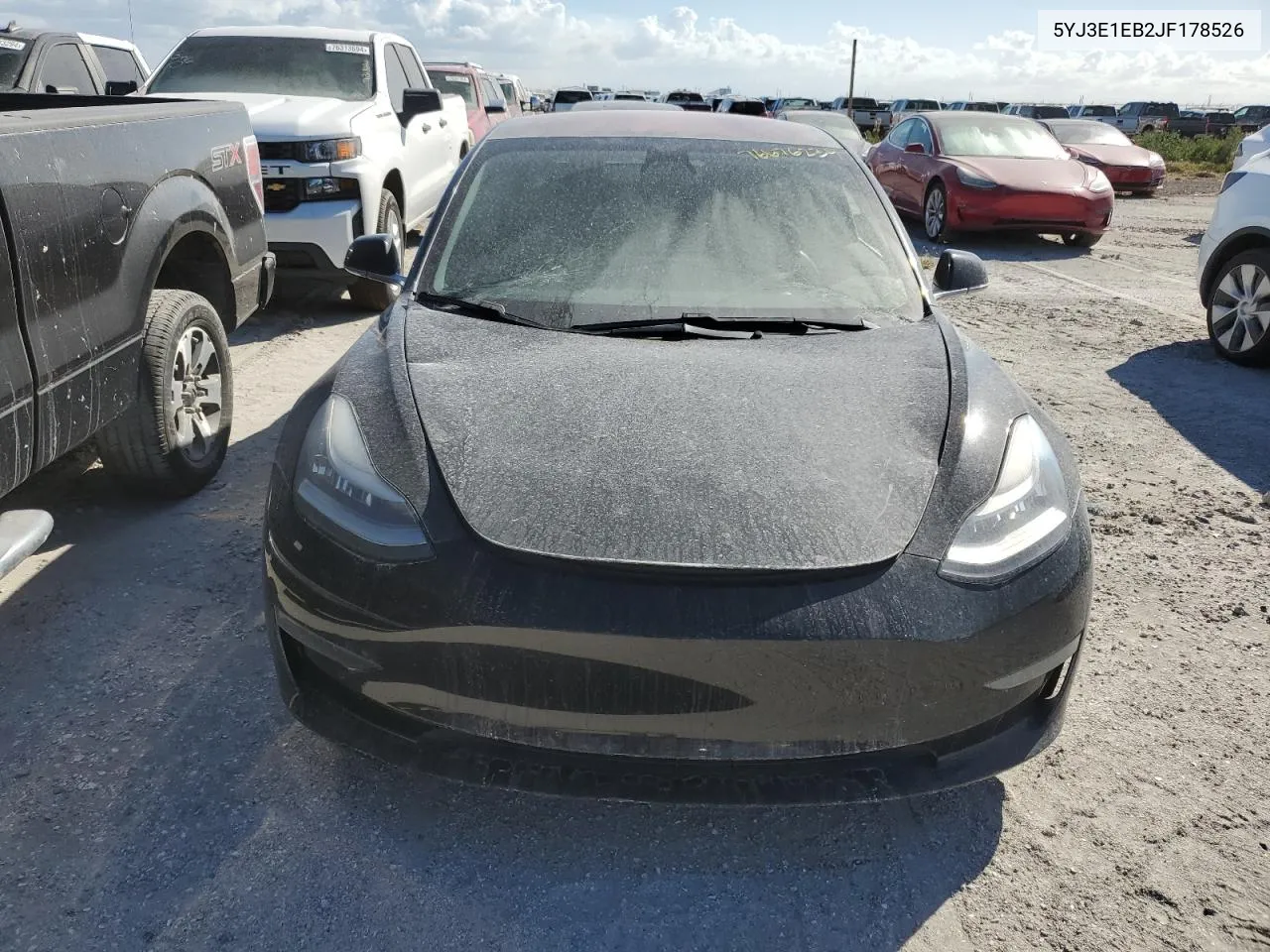 2018 Tesla Model 3 VIN: 5YJ3E1EB2JF178526 Lot: 76676234