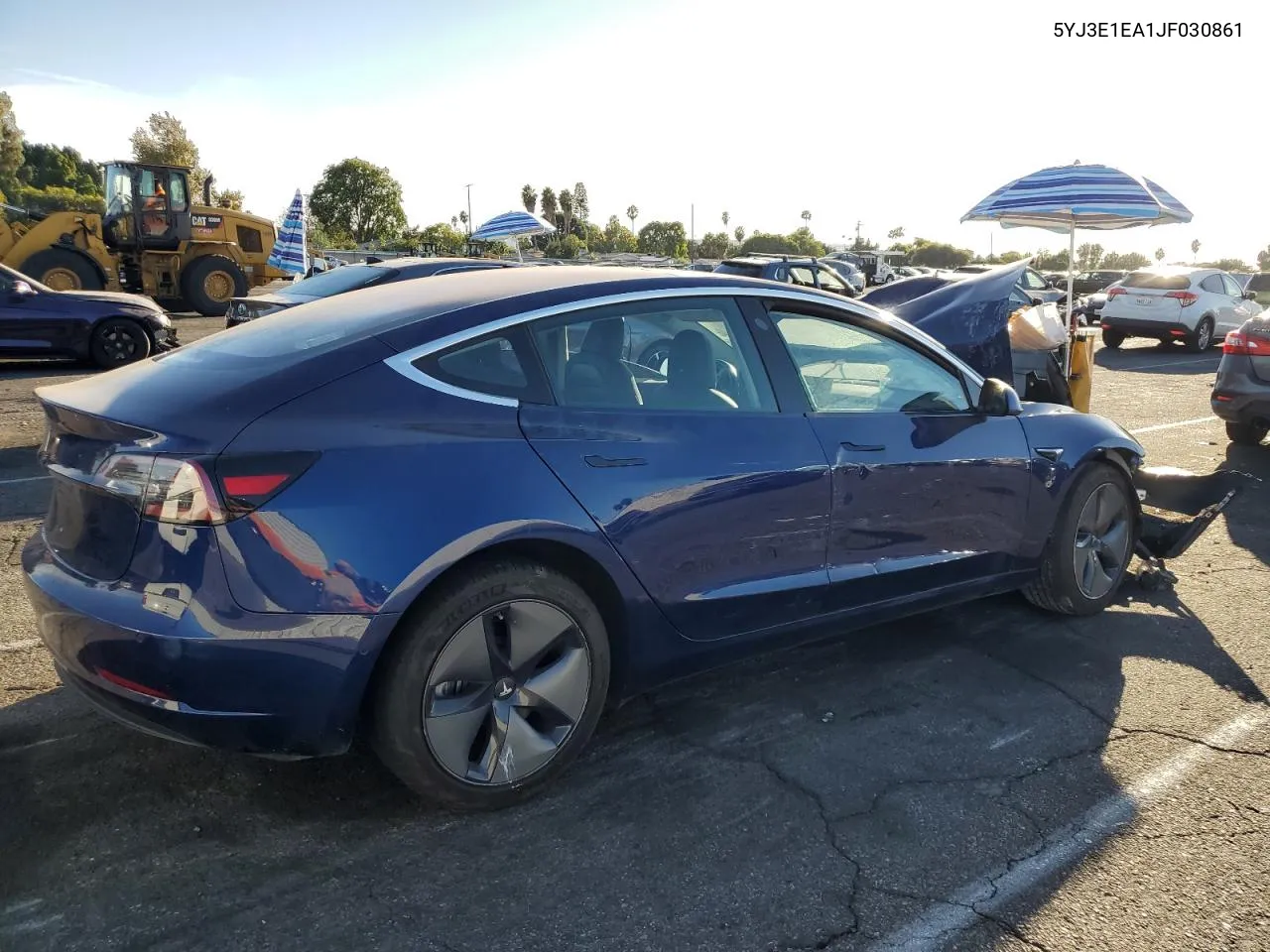 2018 Tesla Model 3 VIN: 5YJ3E1EA1JF030861 Lot: 76972074