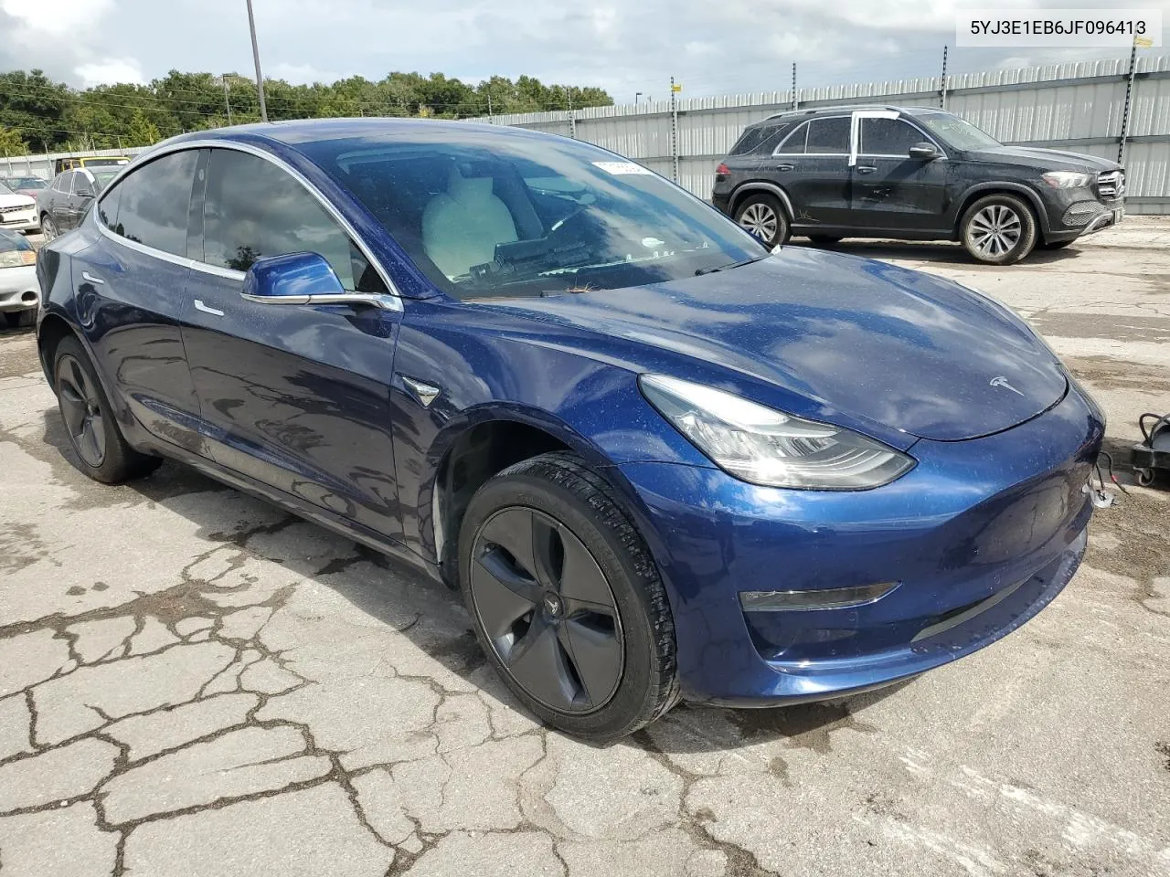 2018 Tesla Model 3 VIN: 5YJ3E1EB6JF096413 Lot: 77165394