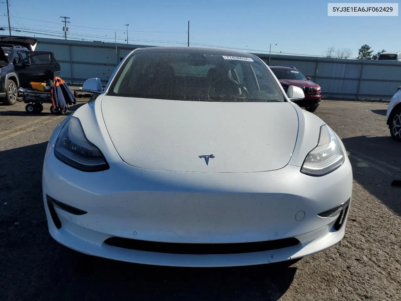 2018 Tesla Model 3 VIN: 5YJ3E1EA6JF062429 Lot: 77438634