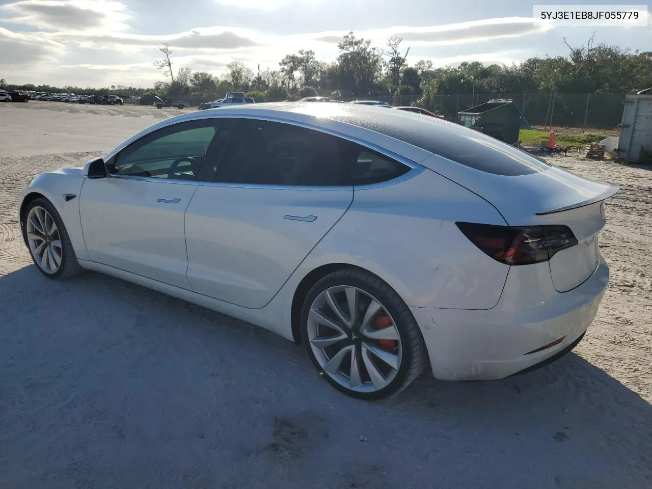 2018 Tesla Model 3 VIN: 5YJ3E1EB8JF055779 Lot: 77736244