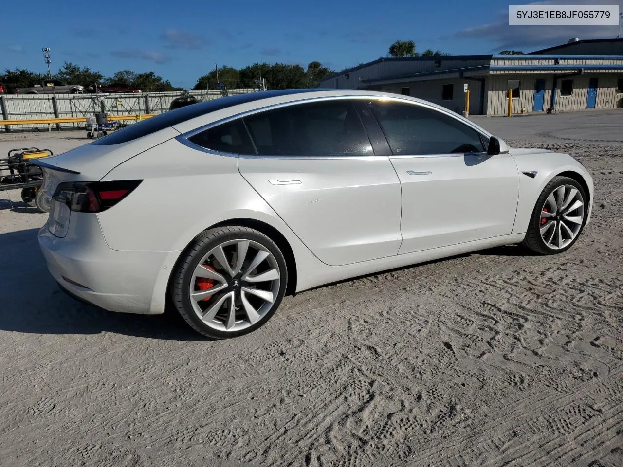 2018 Tesla Model 3 VIN: 5YJ3E1EB8JF055779 Lot: 77736244