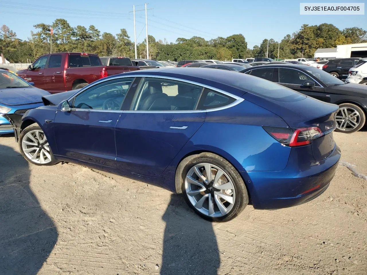 2018 Tesla Model 3 VIN: 5YJ3E1EA0JF004705 Lot: 77776684