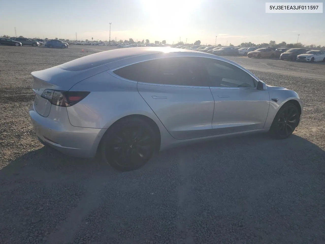 2018 Tesla Model 3 VIN: 5YJ3E1EA3JF011597 Lot: 77906664