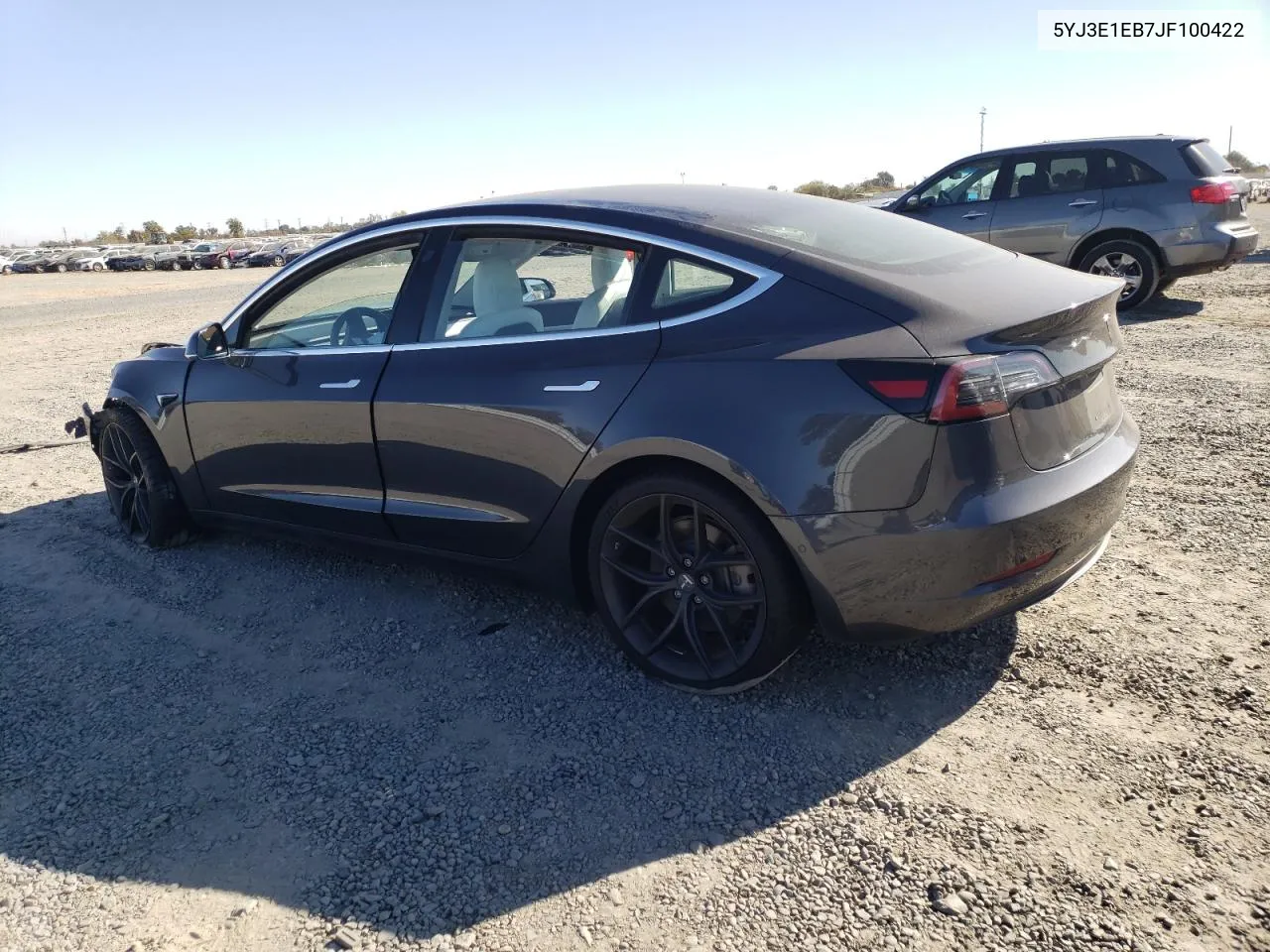 2018 Tesla Model 3 VIN: 5YJ3E1EB7JF100422 Lot: 77915964