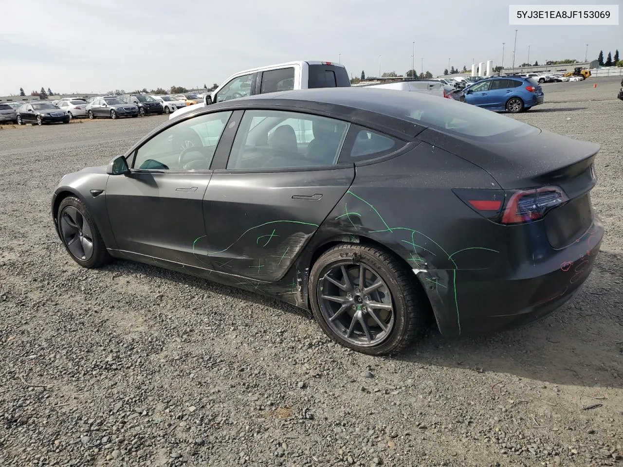 2018 Tesla Model 3 VIN: 5YJ3E1EA8JF153069 Lot: 78214024