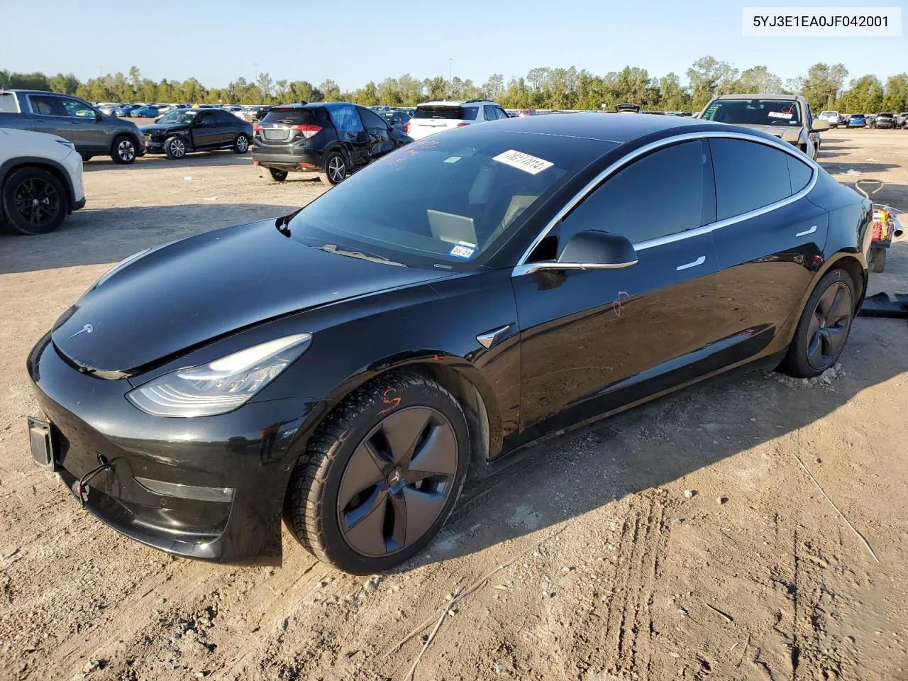 2018 Tesla Model 3 VIN: 5YJ3E1EA0JF042001 Lot: 78277014