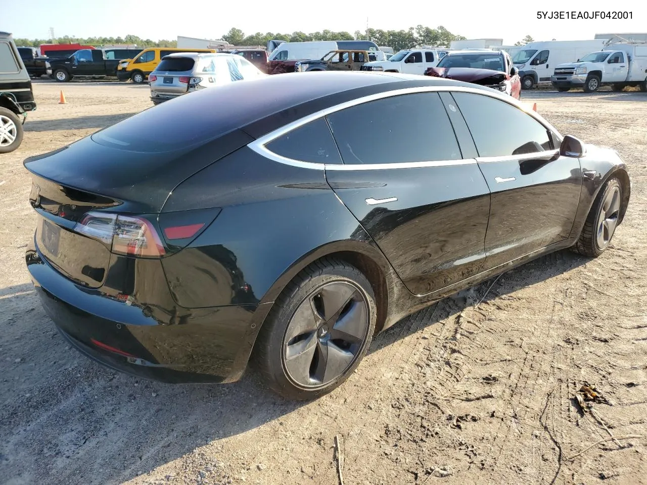 2018 Tesla Model 3 VIN: 5YJ3E1EA0JF042001 Lot: 78277014