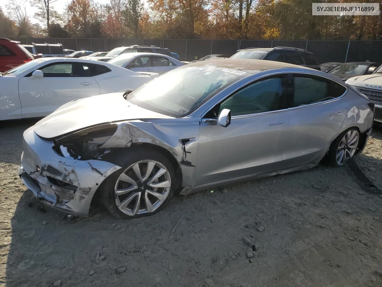 5YJ3E1EB6JF116899 2018 Tesla Model 3