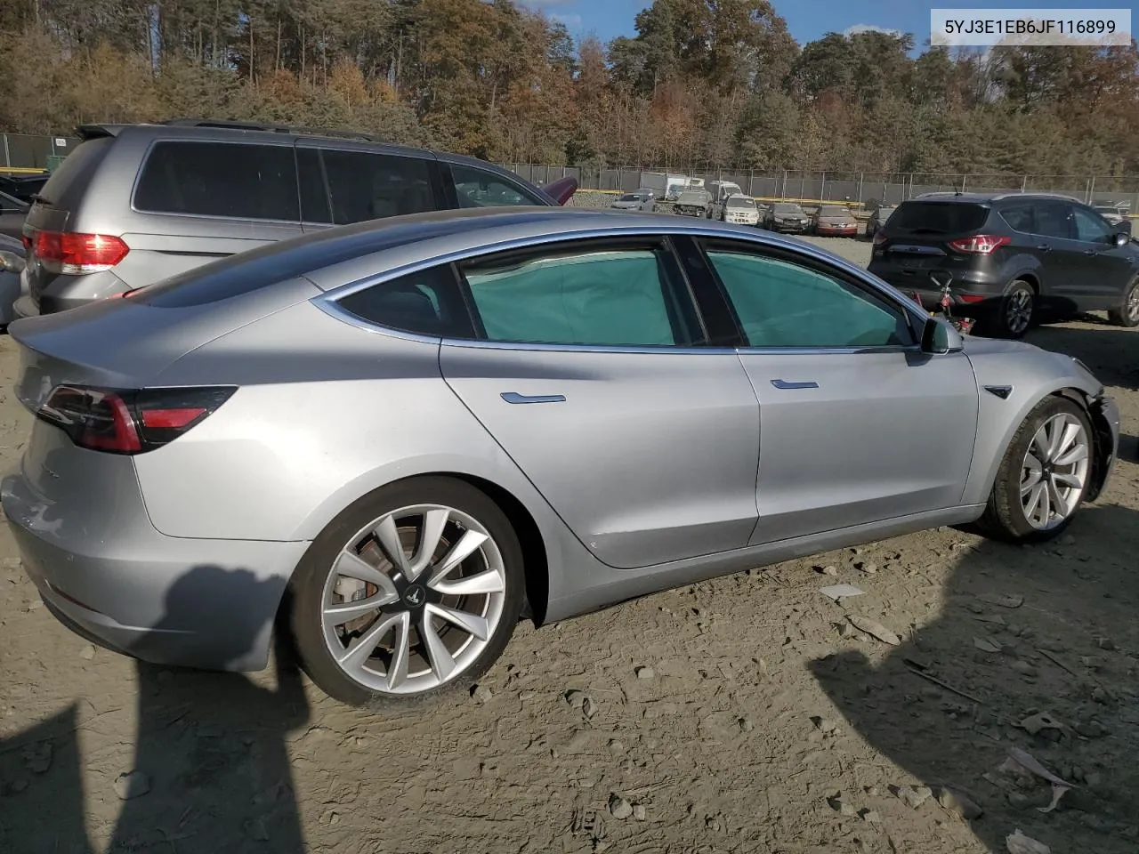 5YJ3E1EB6JF116899 2018 Tesla Model 3