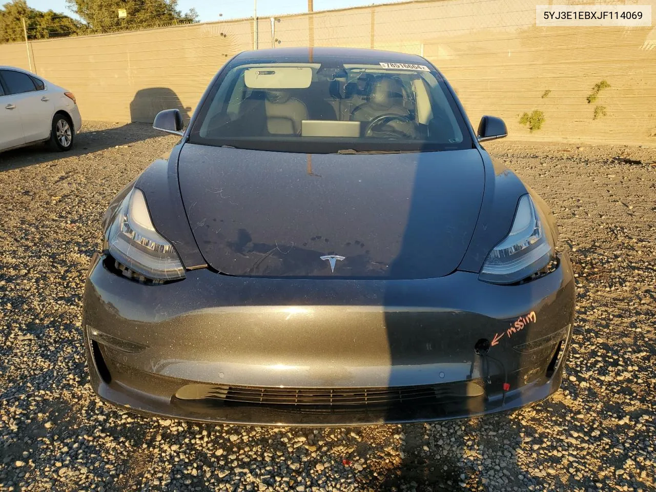 2018 Tesla Model 3 VIN: 5YJ3E1EBXJF114069 Lot: 78516664