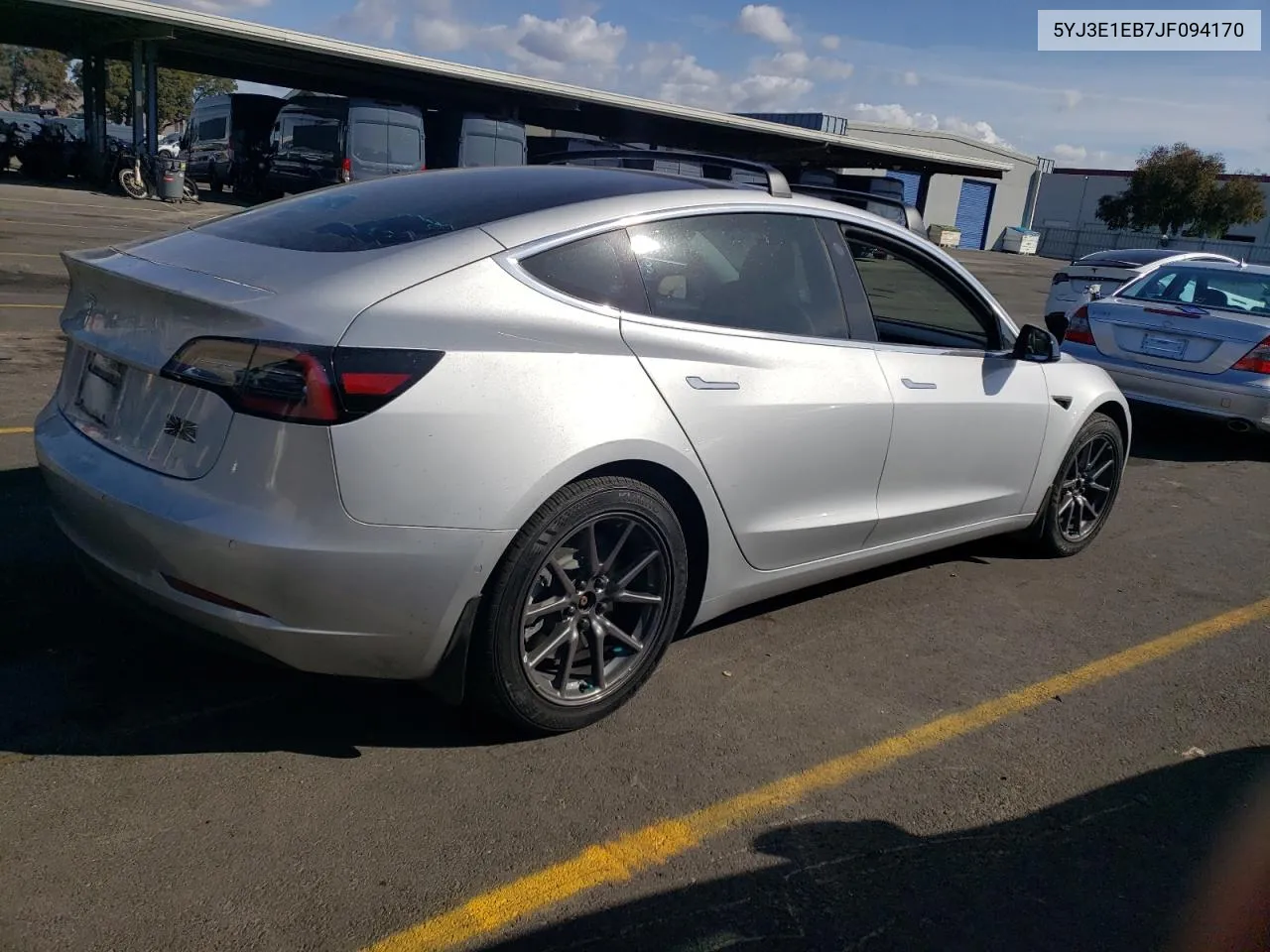 2018 Tesla Model 3 VIN: 5YJ3E1EB7JF094170 Lot: 78628944