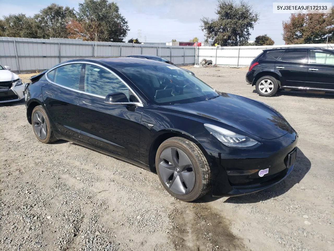 2018 Tesla Model 3 VIN: 5YJ3E1EA9JF172133 Lot: 78630764