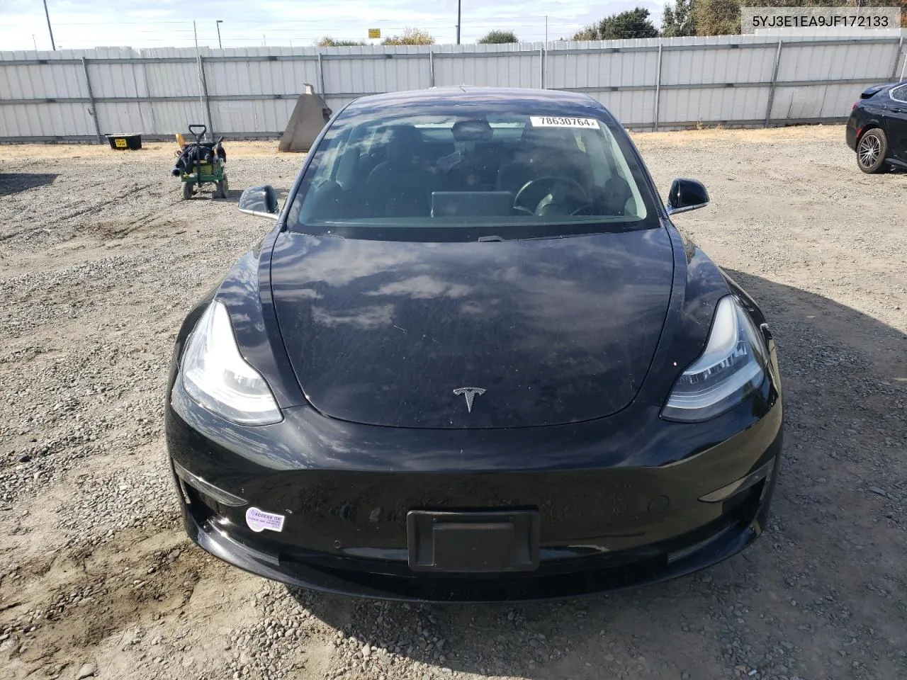 2018 Tesla Model 3 VIN: 5YJ3E1EA9JF172133 Lot: 78630764