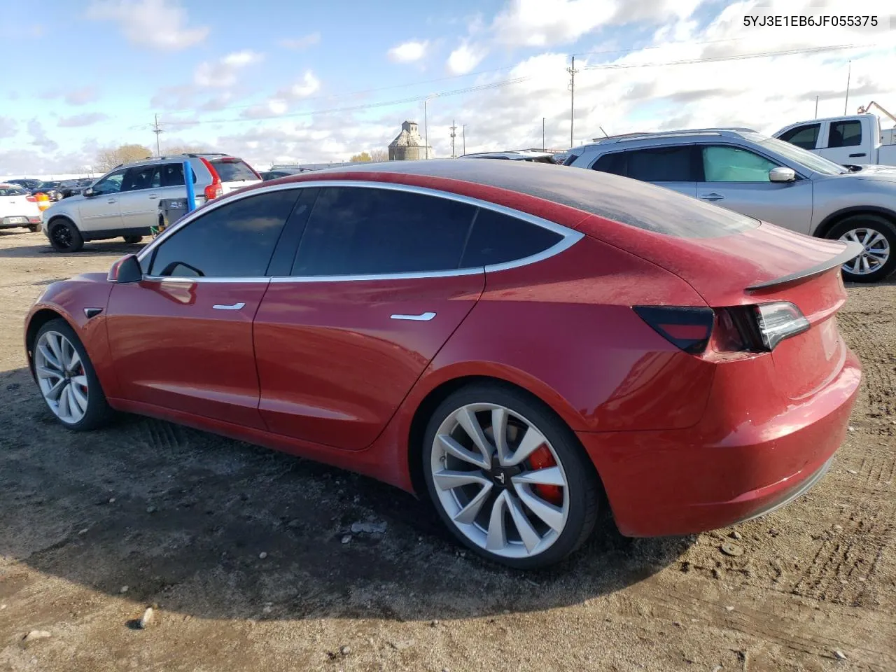 2018 Tesla Model 3 VIN: 5YJ3E1EB6JF055375 Lot: 78631354