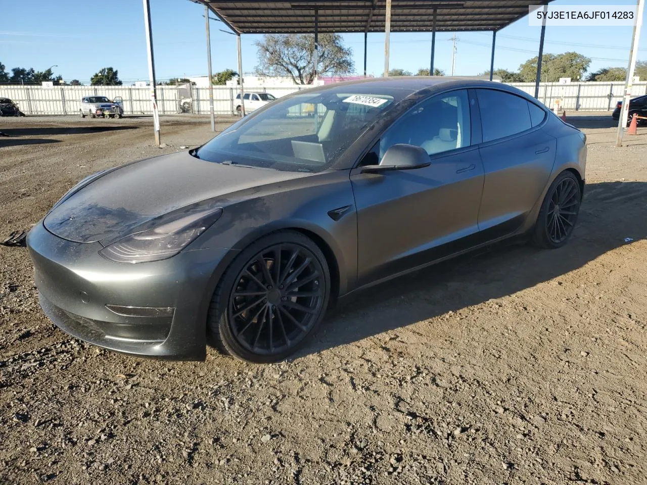 2018 Tesla Model 3 VIN: 5YJ3E1EA6JF014283 Lot: 78670354