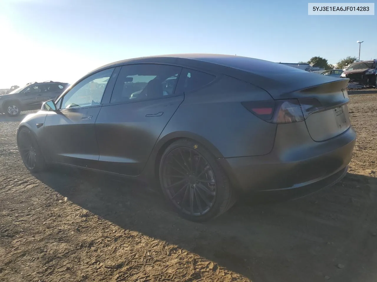 2018 Tesla Model 3 VIN: 5YJ3E1EA6JF014283 Lot: 78670354