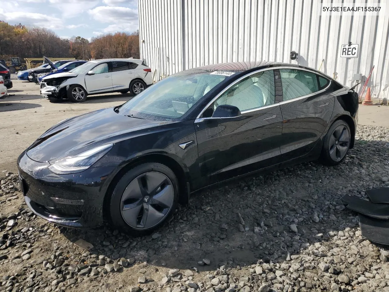 2018 Tesla Model 3 VIN: 5YJ3E1EA4JF155367 Lot: 78686144