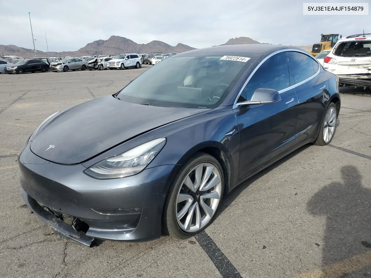 2018 Tesla Model 3 VIN: 5YJ3E1EA4JF154879 Lot: 78922614