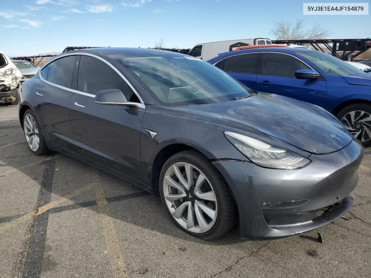 2018 Tesla Model 3 VIN: 5YJ3E1EA4JF154879 Lot: 78922614