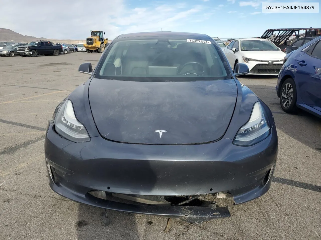 2018 Tesla Model 3 VIN: 5YJ3E1EA4JF154879 Lot: 78922614