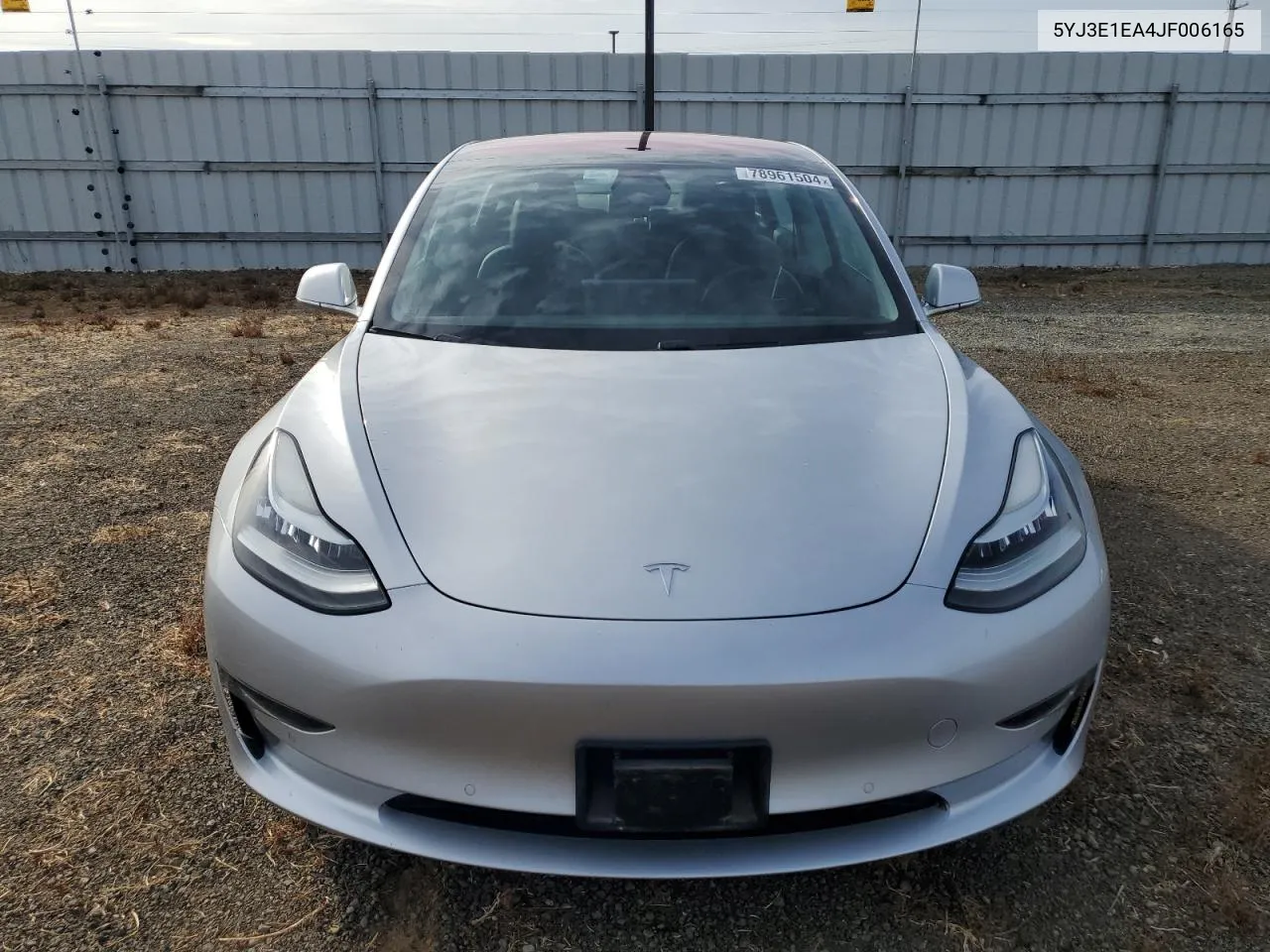 2018 Tesla Model 3 VIN: 5YJ3E1EA4JF006165 Lot: 78961504