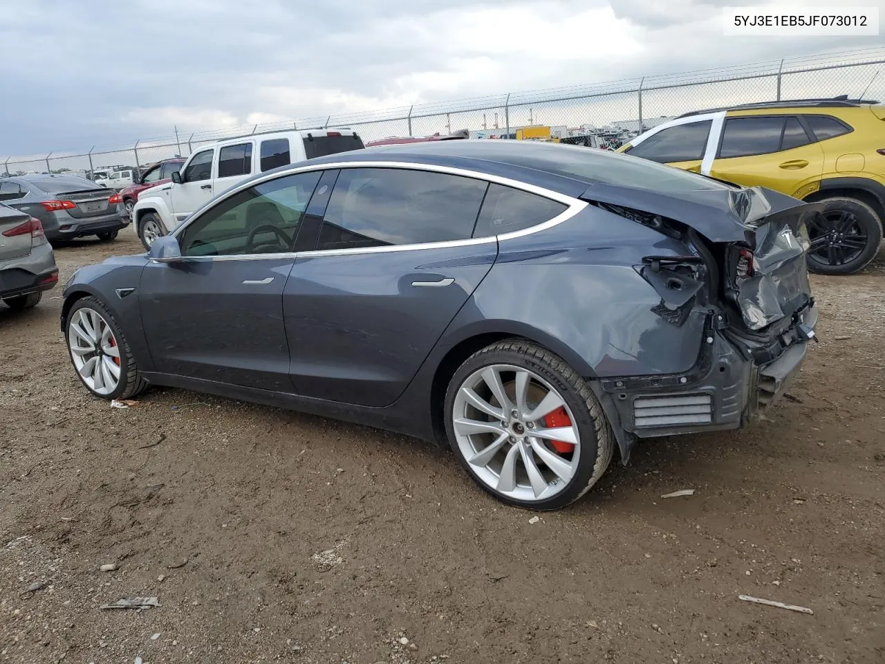 2018 Tesla Model 3 VIN: 5YJ3E1EB5JF073012 Lot: 79000074