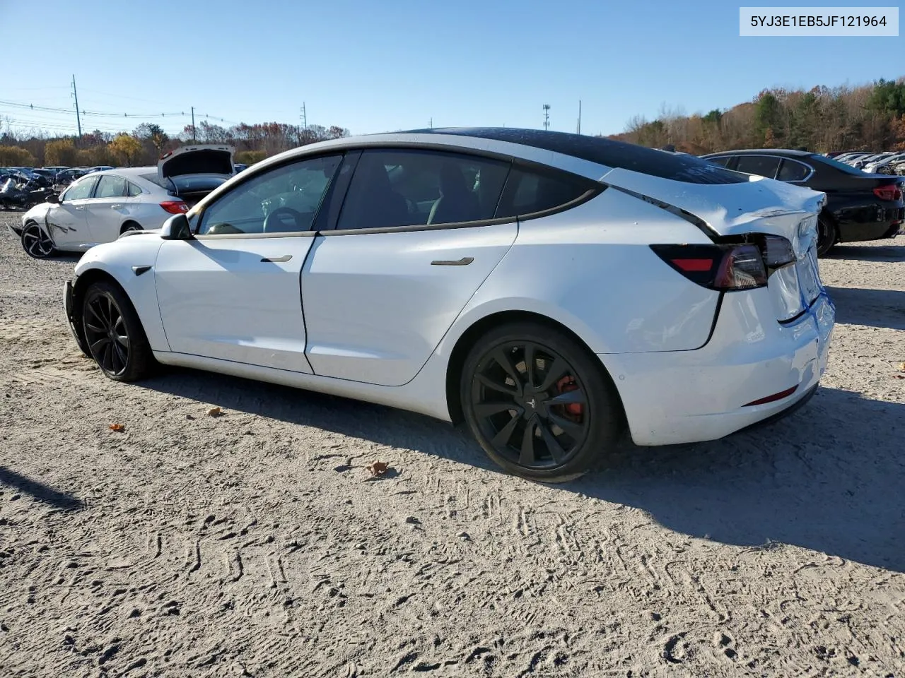 2018 Tesla Model 3 VIN: 5YJ3E1EB5JF121964 Lot: 79053474