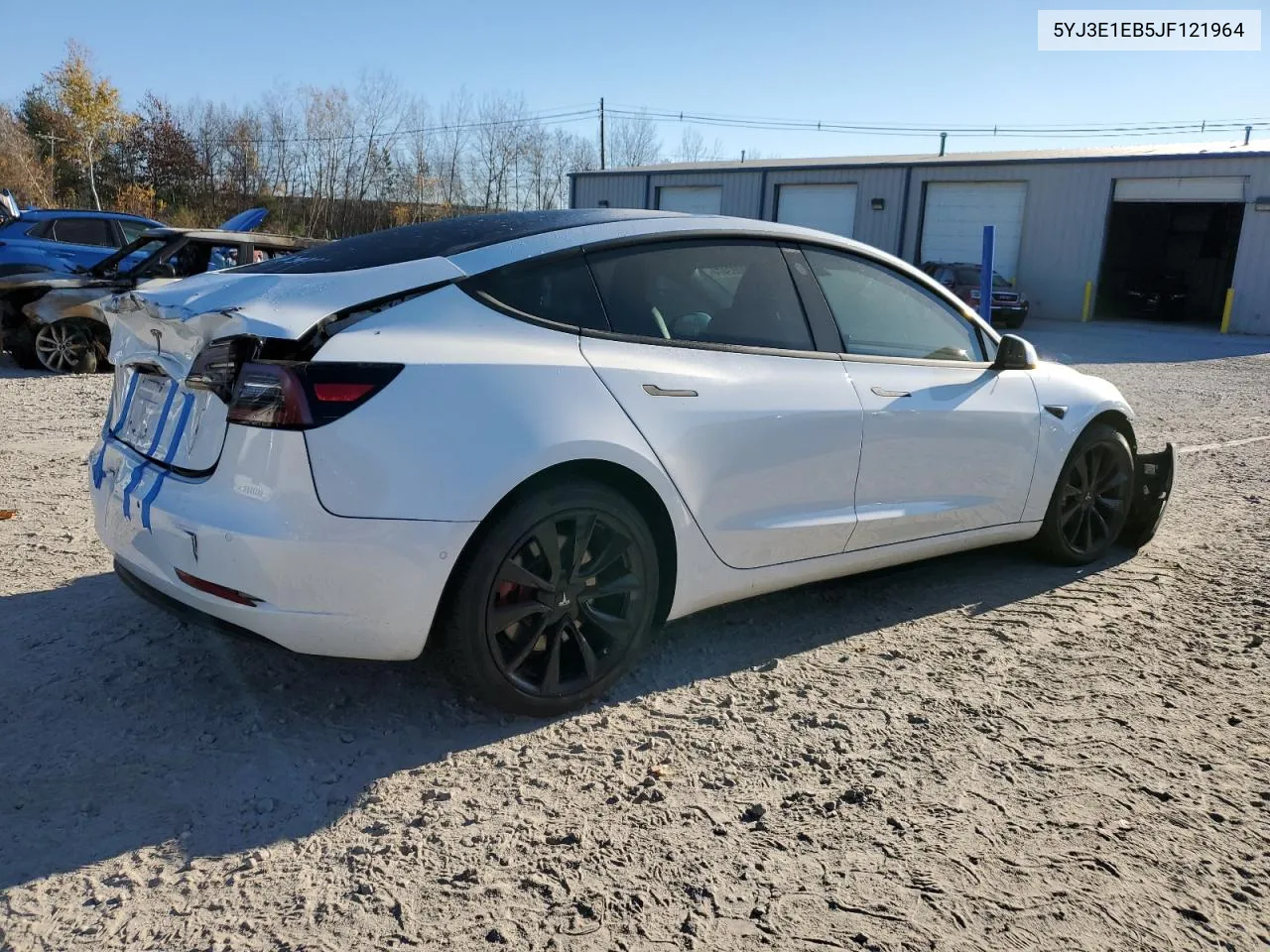 2018 Tesla Model 3 VIN: 5YJ3E1EB5JF121964 Lot: 79053474