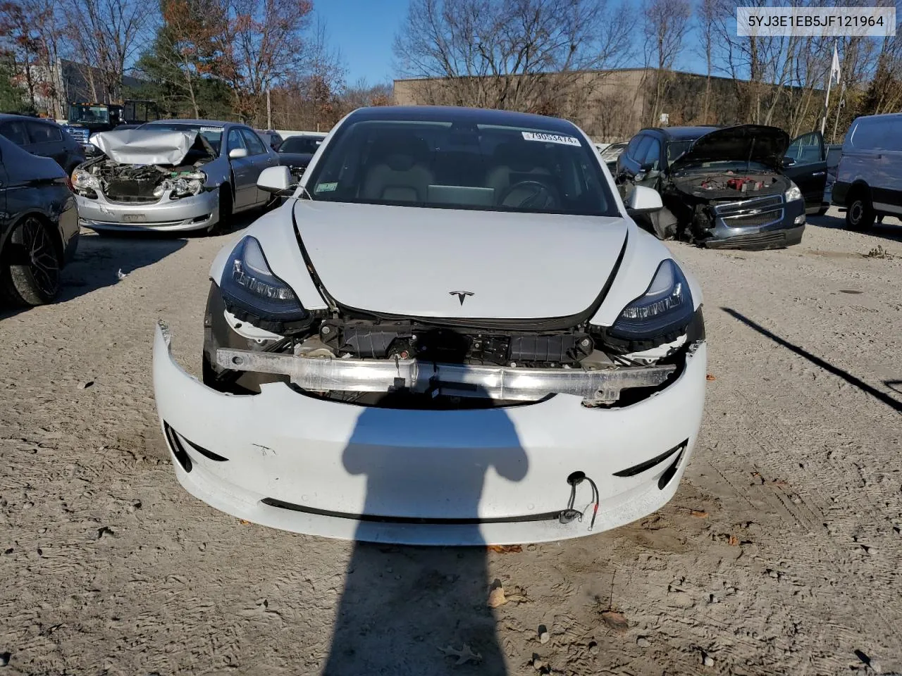 2018 Tesla Model 3 VIN: 5YJ3E1EB5JF121964 Lot: 79053474