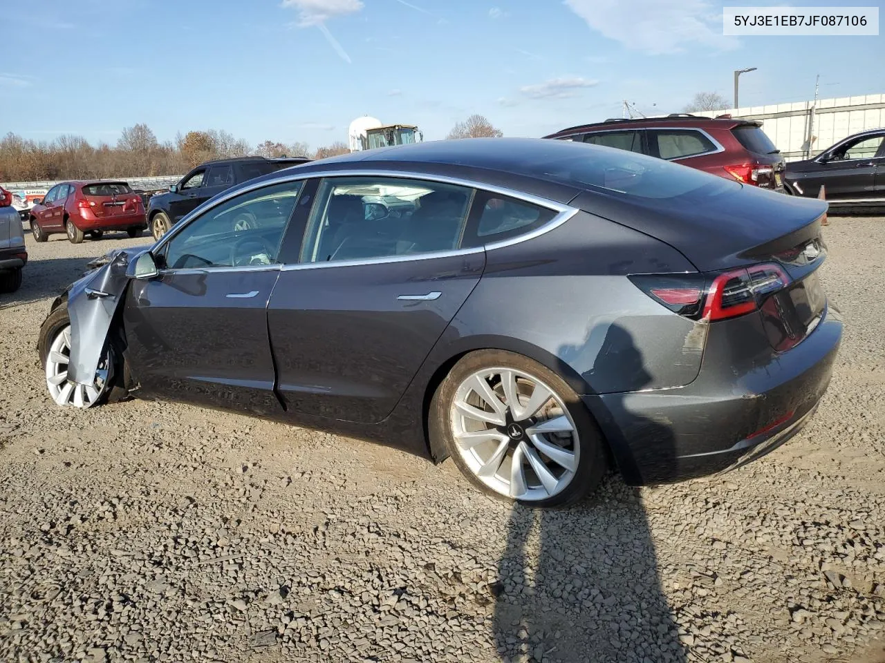 2018 Tesla Model 3 VIN: 5YJ3E1EB7JF087106 Lot: 79389644