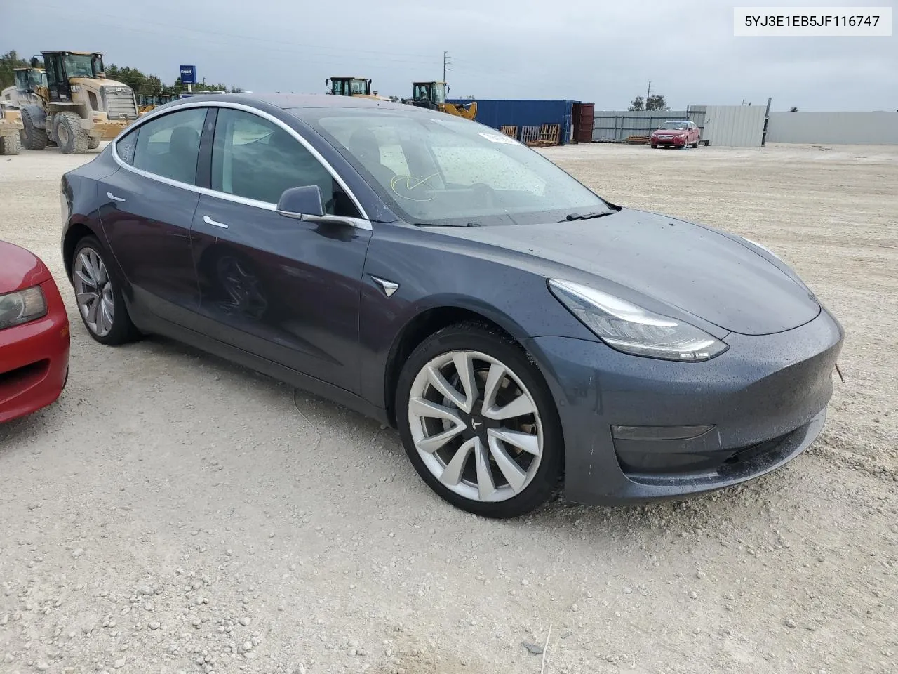 2018 Tesla Model 3 VIN: 5YJ3E1EB5JF116747 Lot: 79418694