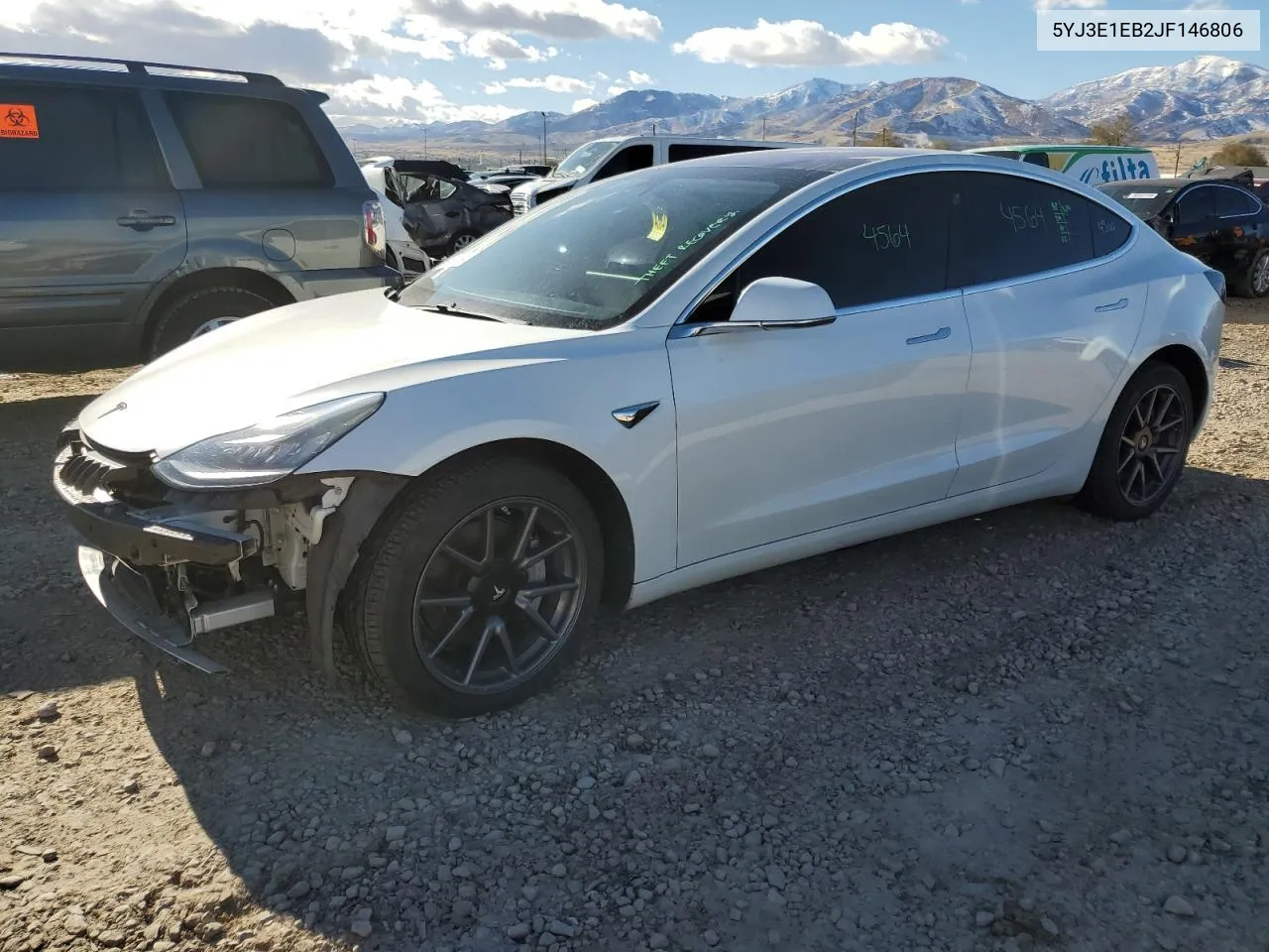 2018 Tesla Model 3 VIN: 5YJ3E1EB2JF146806 Lot: 79512484