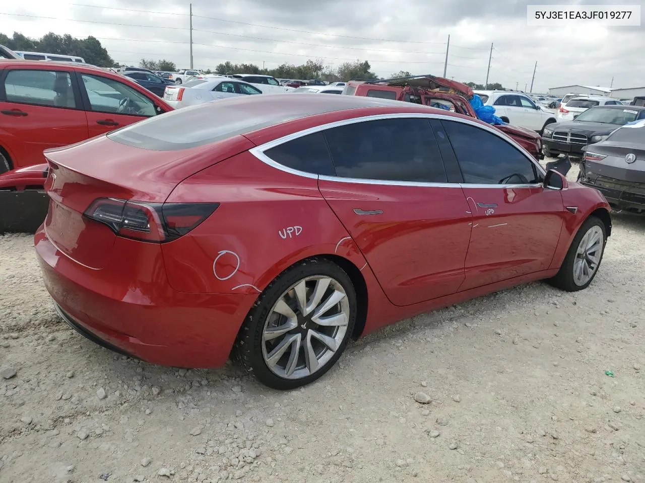 2018 Tesla Model 3 VIN: 5YJ3E1EA3JF019277 Lot: 79701884