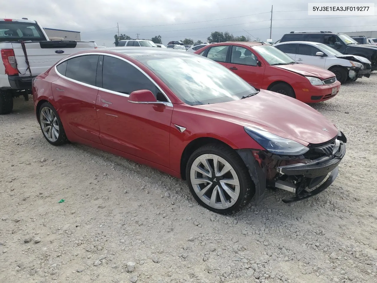 2018 Tesla Model 3 VIN: 5YJ3E1EA3JF019277 Lot: 79701884