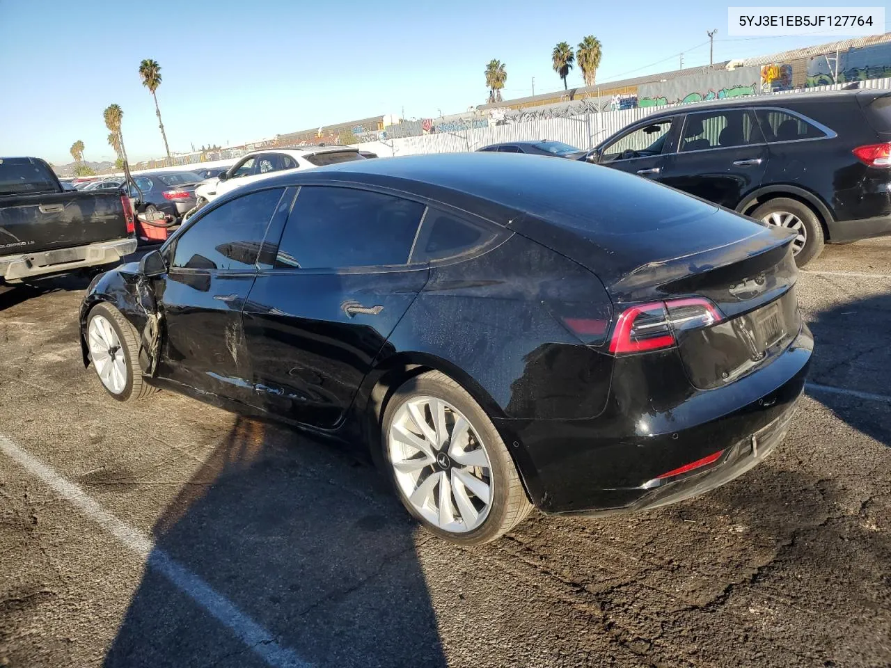 2018 Tesla Model 3 VIN: 5YJ3E1EB5JF127764 Lot: 79772804