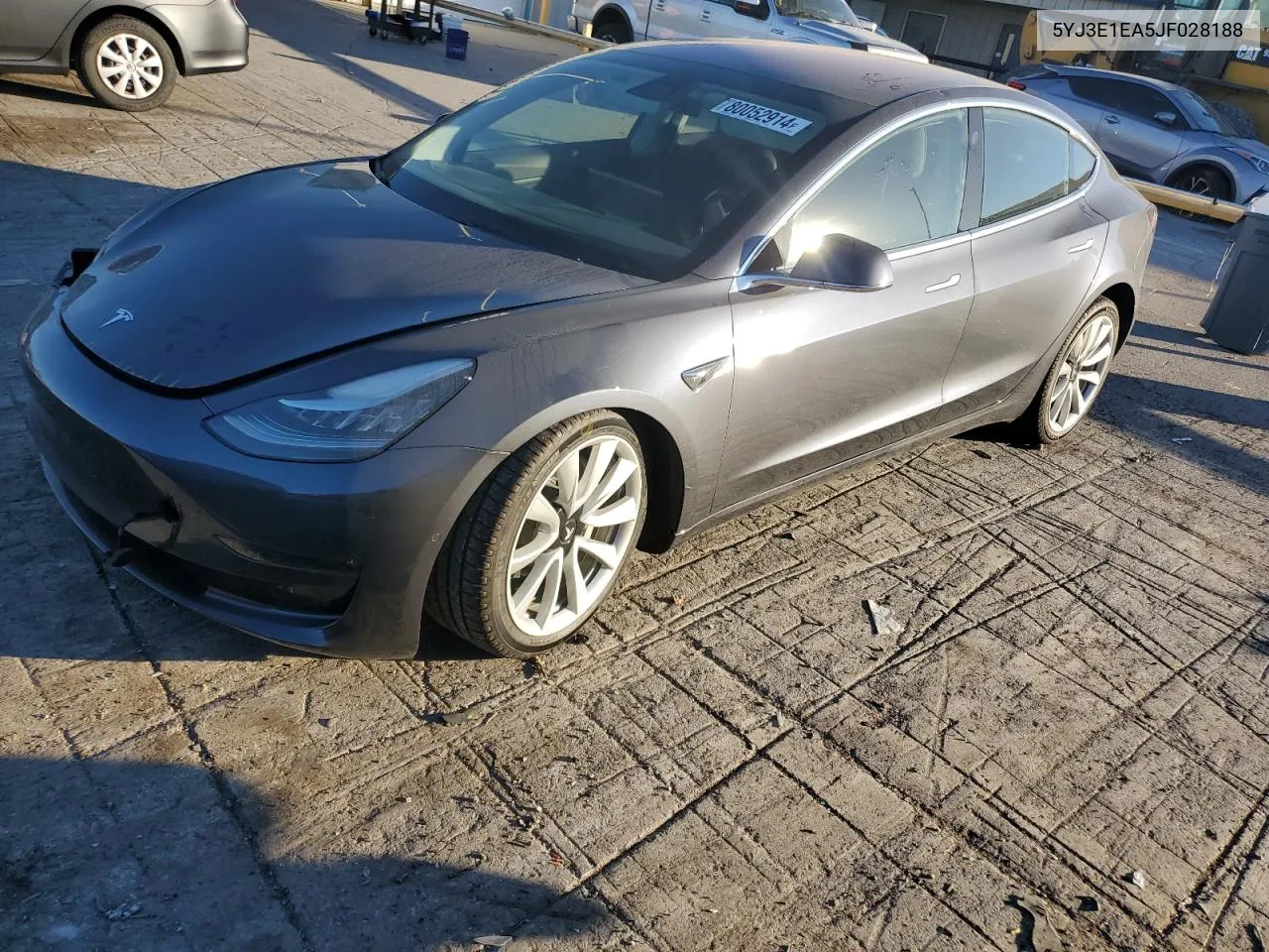 2018 Tesla Model 3 VIN: 5YJ3E1EA5JF028188 Lot: 80052914