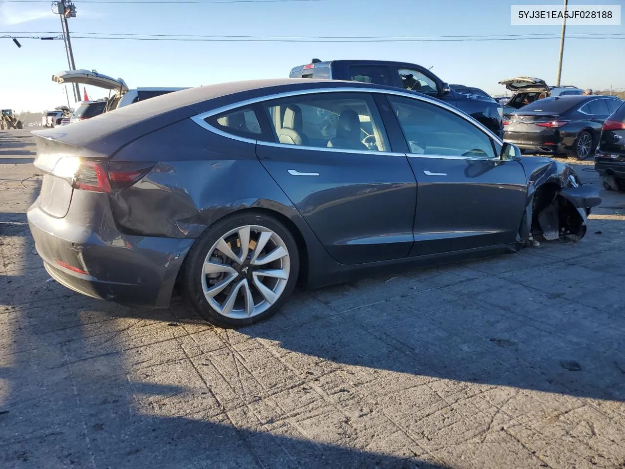 2018 Tesla Model 3 VIN: 5YJ3E1EA5JF028188 Lot: 80052914