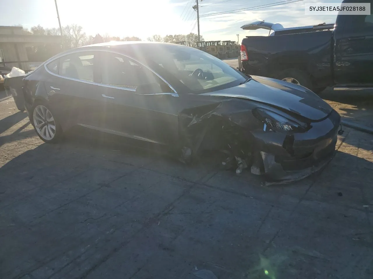 2018 Tesla Model 3 VIN: 5YJ3E1EA5JF028188 Lot: 80052914