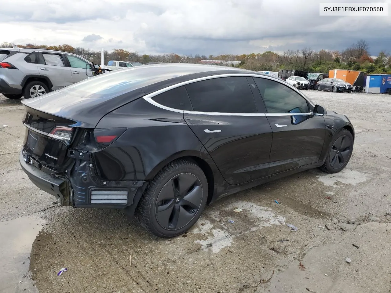 2018 Tesla Model 3 VIN: 5YJ3E1EBXJF070560 Lot: 80475084