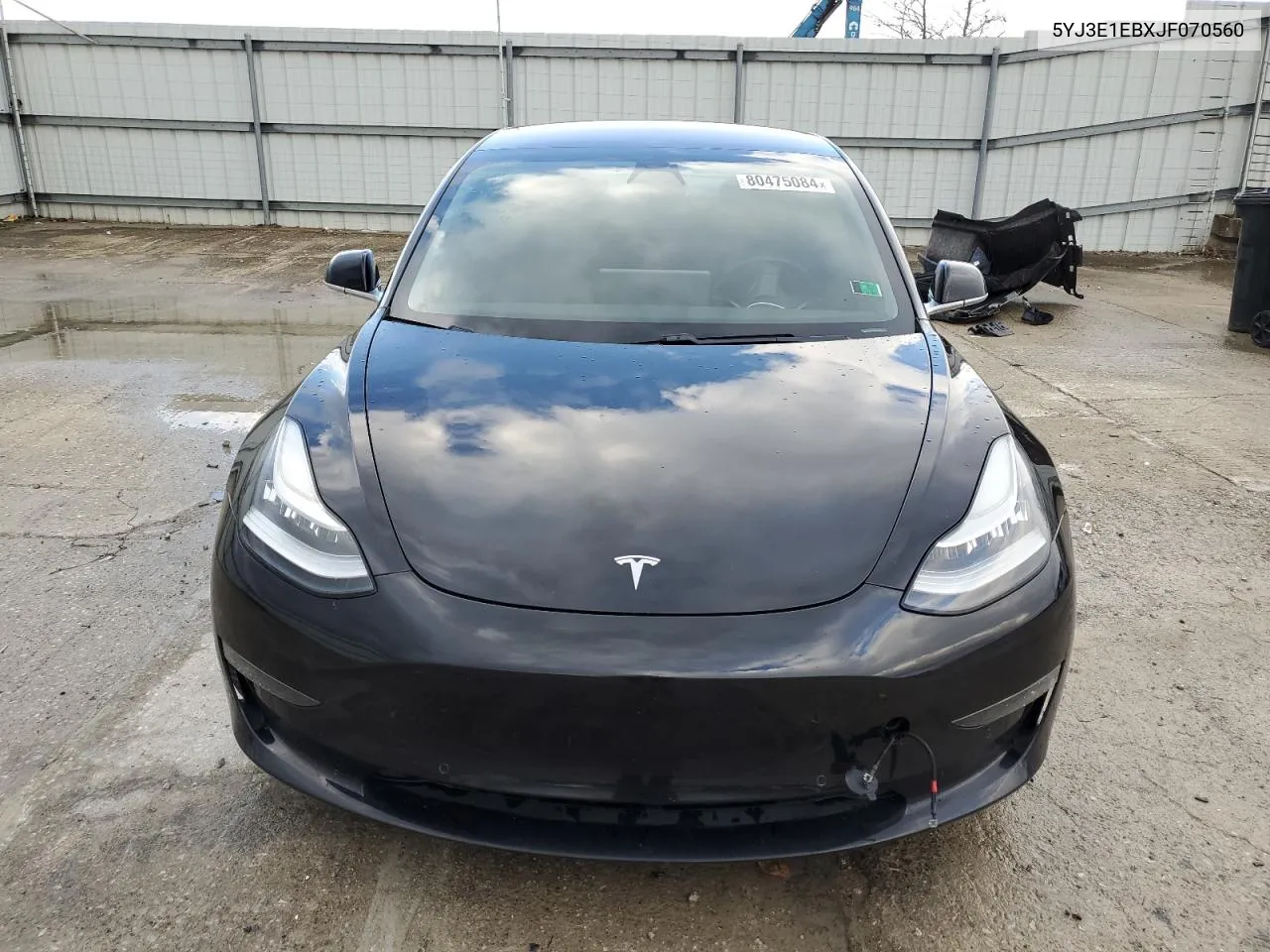 2018 Tesla Model 3 VIN: 5YJ3E1EBXJF070560 Lot: 80475084