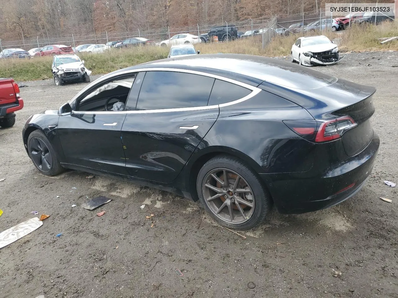 2018 Tesla Model 3 VIN: 5YJ3E1EB6JF103523 Lot: 80516144