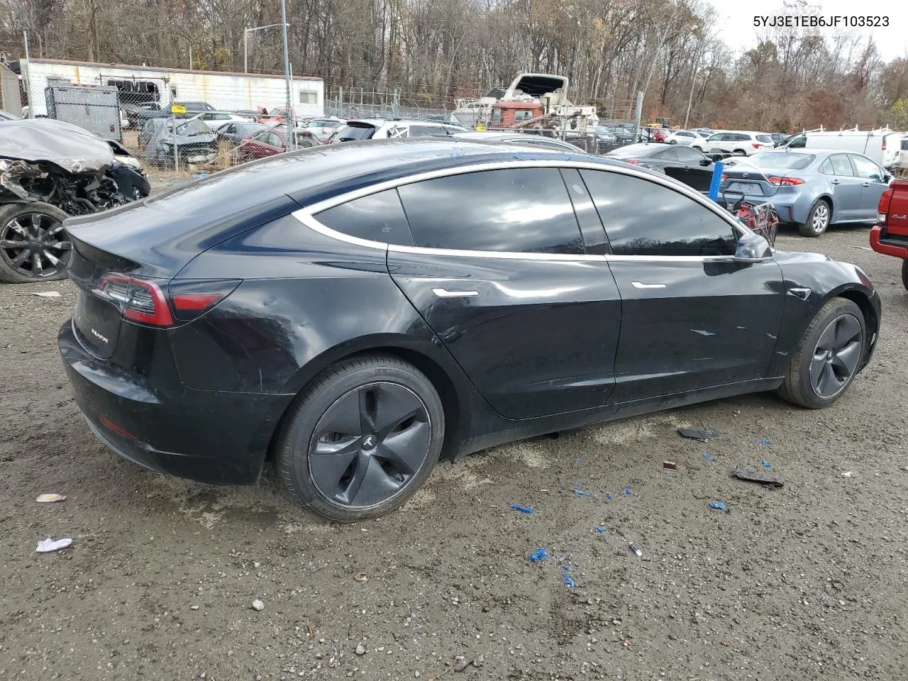 2018 Tesla Model 3 VIN: 5YJ3E1EB6JF103523 Lot: 80516144