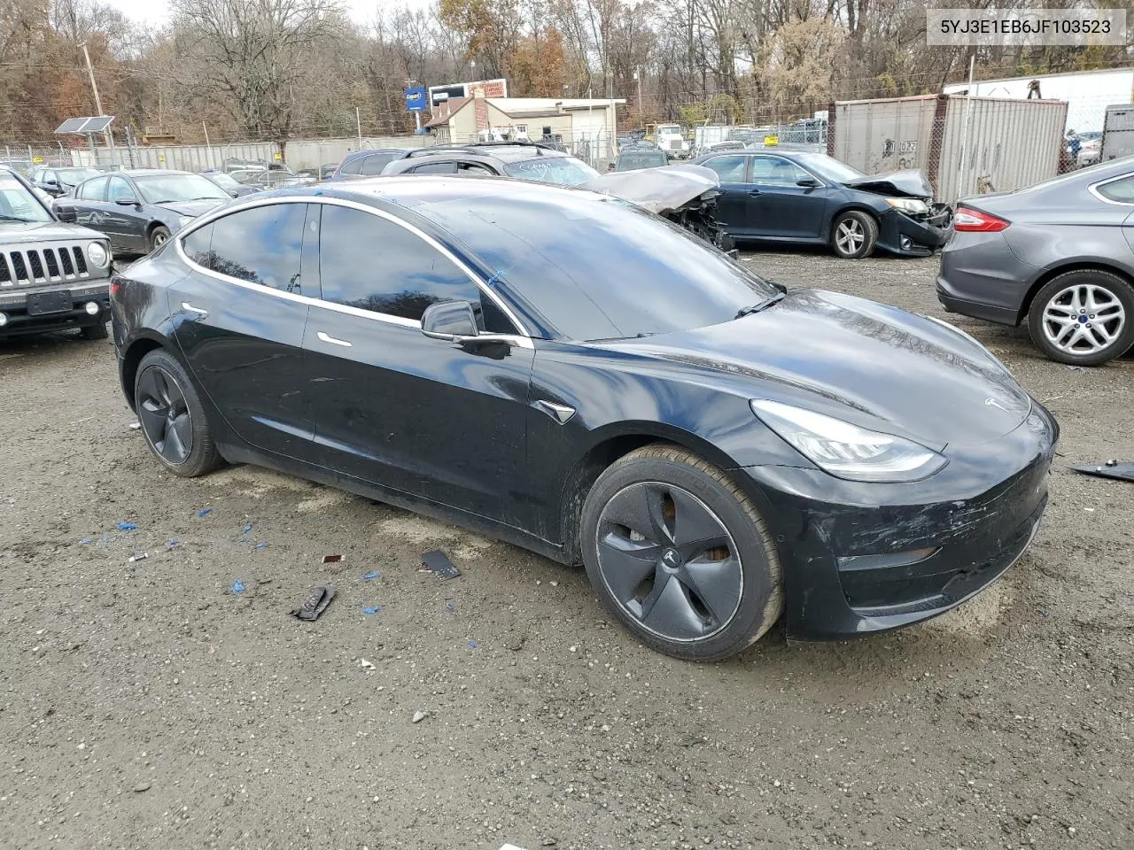 2018 Tesla Model 3 VIN: 5YJ3E1EB6JF103523 Lot: 80516144