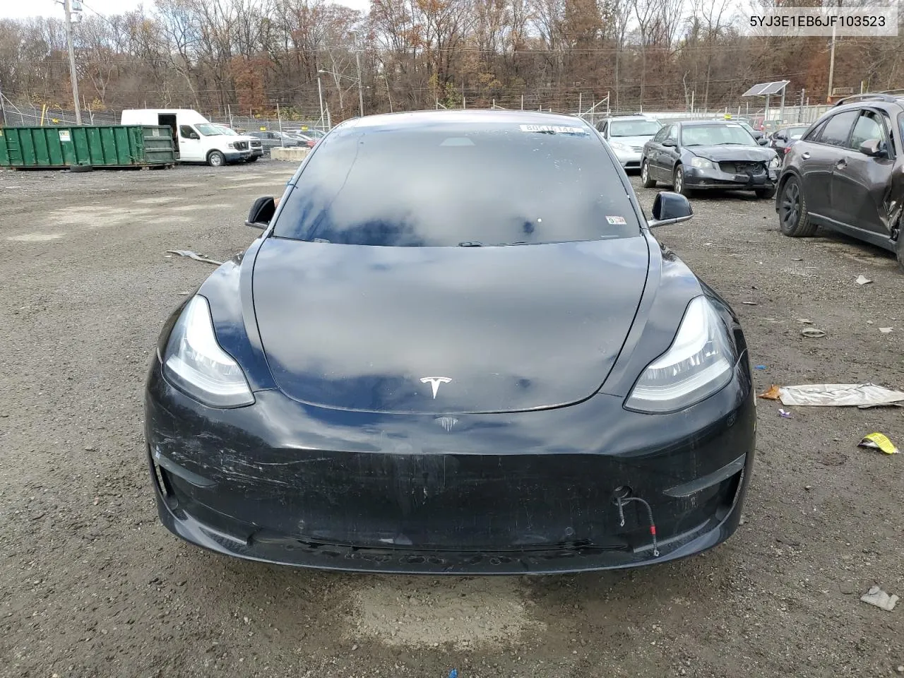 2018 Tesla Model 3 VIN: 5YJ3E1EB6JF103523 Lot: 80516144