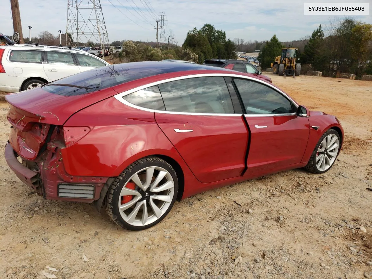 2018 Tesla Model 3 VIN: 5YJ3E1EB6JF055408 Lot: 80735974