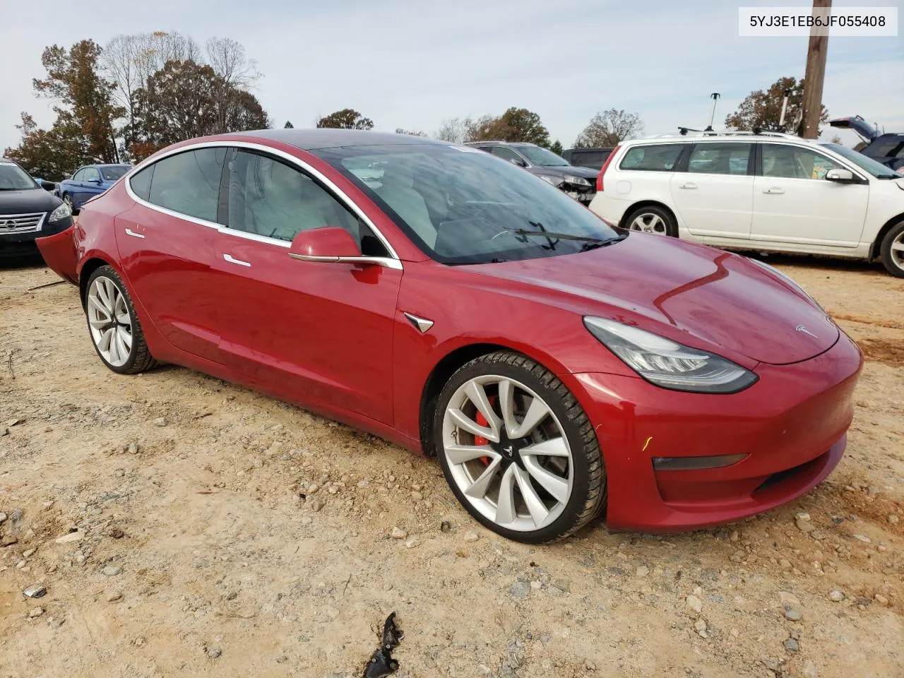 2018 Tesla Model 3 VIN: 5YJ3E1EB6JF055408 Lot: 80735974