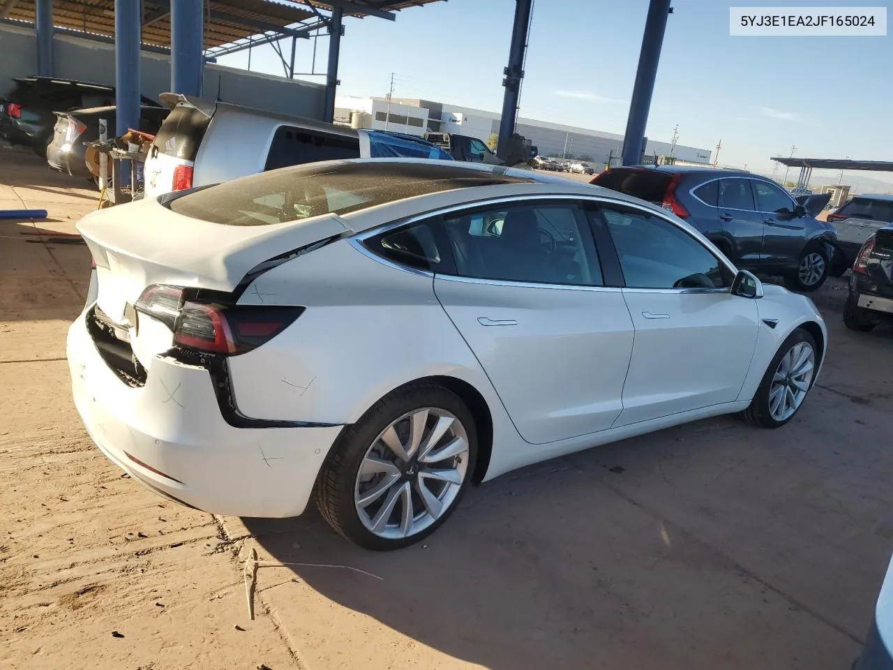 2018 Tesla Model 3 VIN: 5YJ3E1EA2JF165024 Lot: 80912334