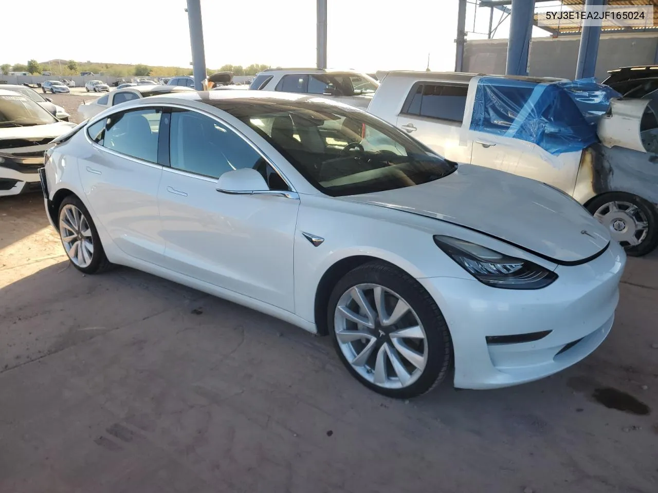 2018 Tesla Model 3 VIN: 5YJ3E1EA2JF165024 Lot: 80912334